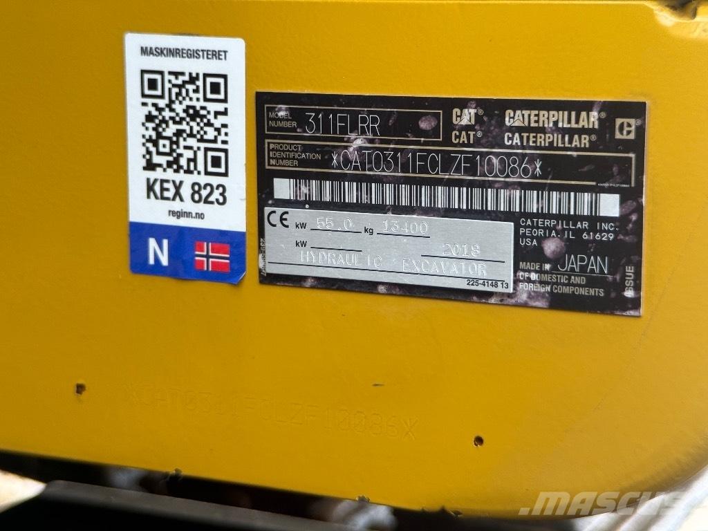 CAT 311 F LRR Bagri goseničarji