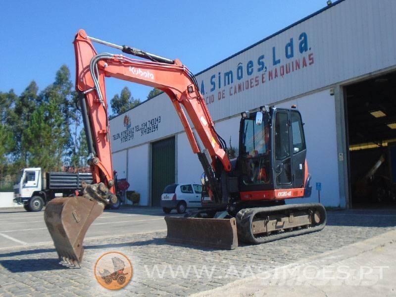 Kubota KX 080-4 Midi bagri 7t – 12t
