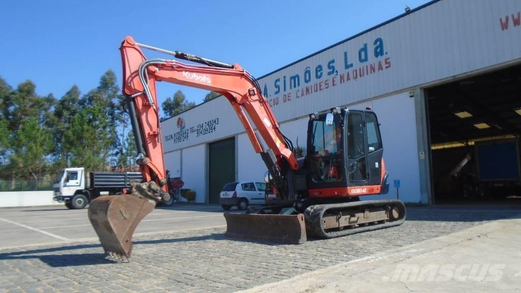 Kubota KX 080-4 Midi bagri 7t – 12t