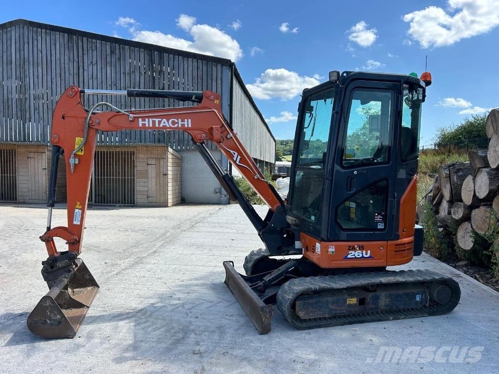 Hitachi ZX 26 U-6 Mini bagri <7t