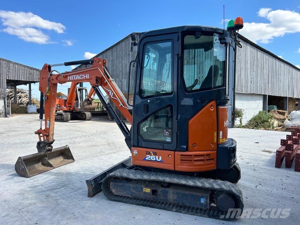 Hitachi ZX 26 U-6 Mini bagri <7t