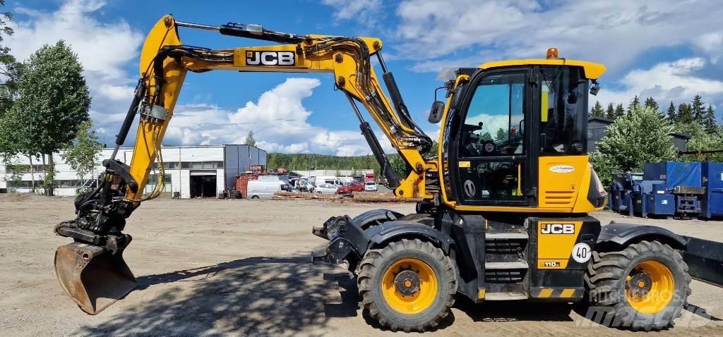 JCB Hydradig 110W Bagri na kolesih