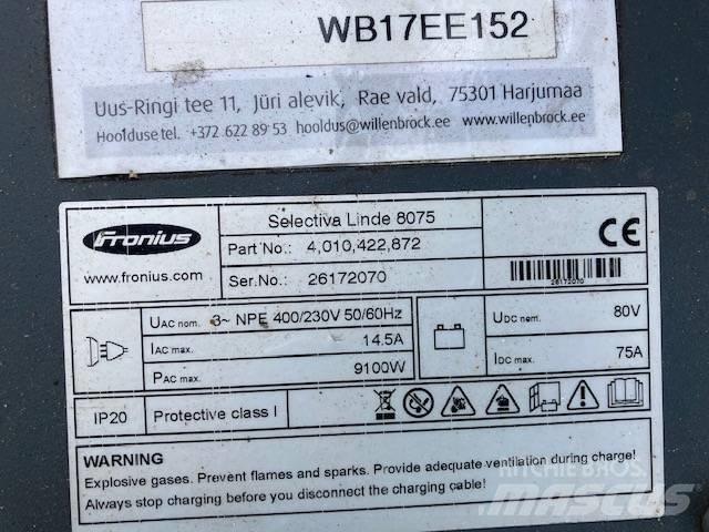 Linde E30/600HL/387 Električni viličarji