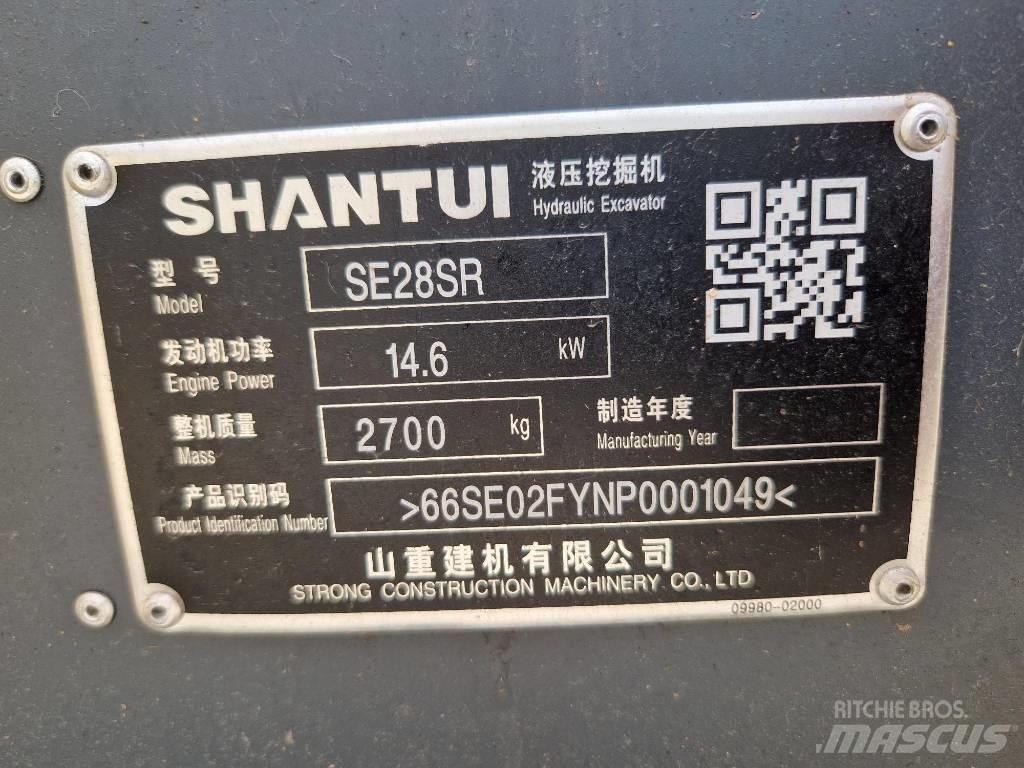 Shantui SE28SR Bagri na kolesih