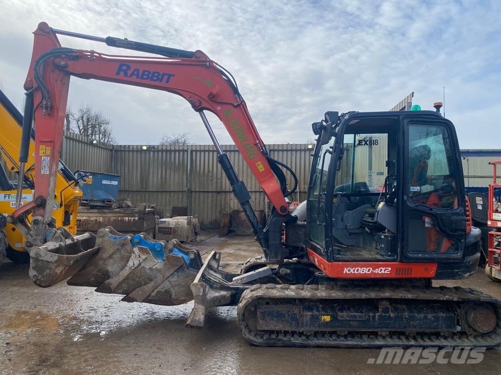 Kubota KX 080-4 Midi bagri 7t – 12t