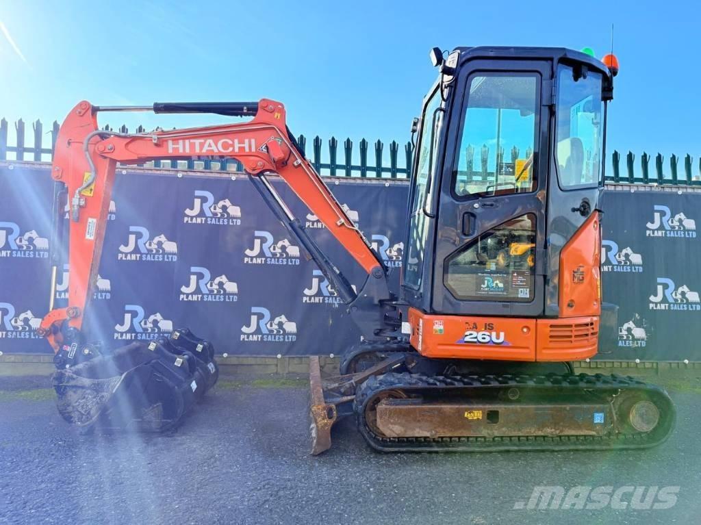 Hitachi ZX 26 U-6 CR Mini bagri <7t