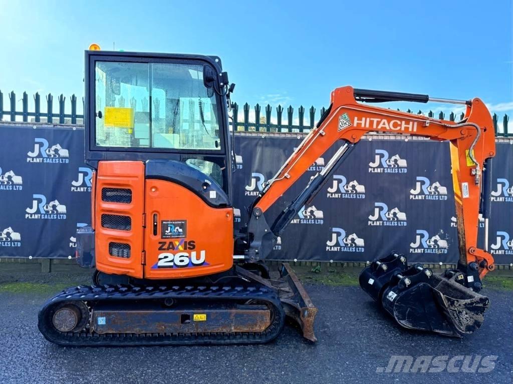 Hitachi ZX 26 U-6 CR Mini bagri <7t