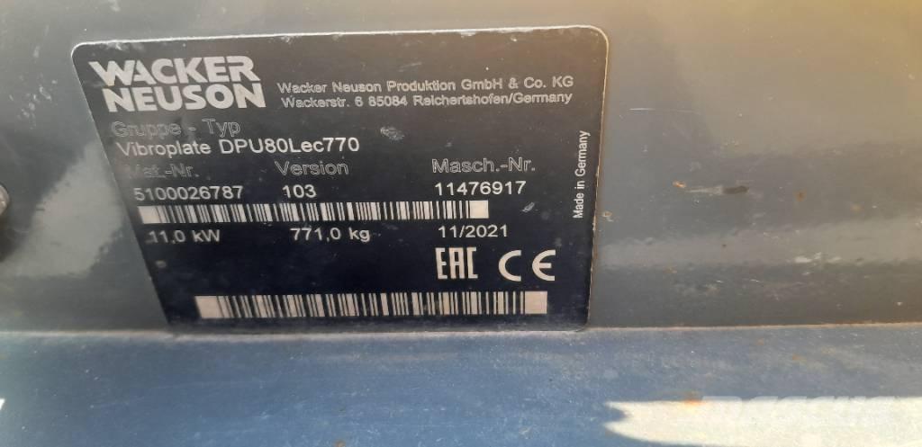Wacker Neuson DPU 80 Vibro plošče