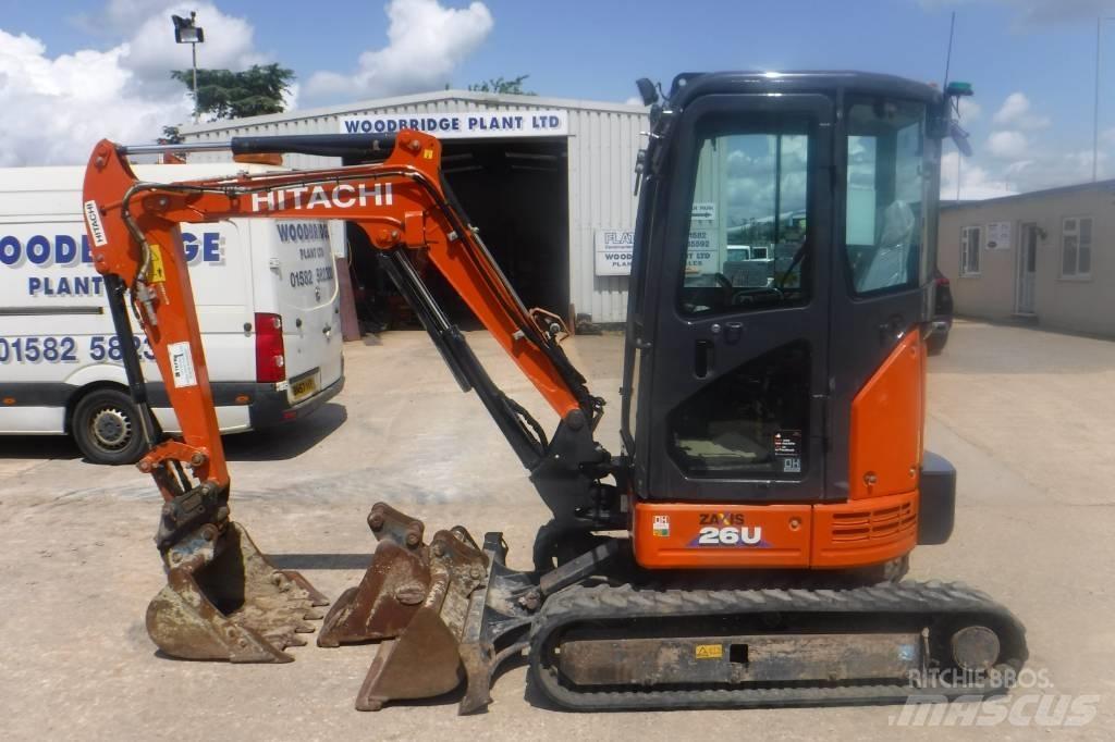 Hitachi ZX 26 U-6 Mini bagri <7t