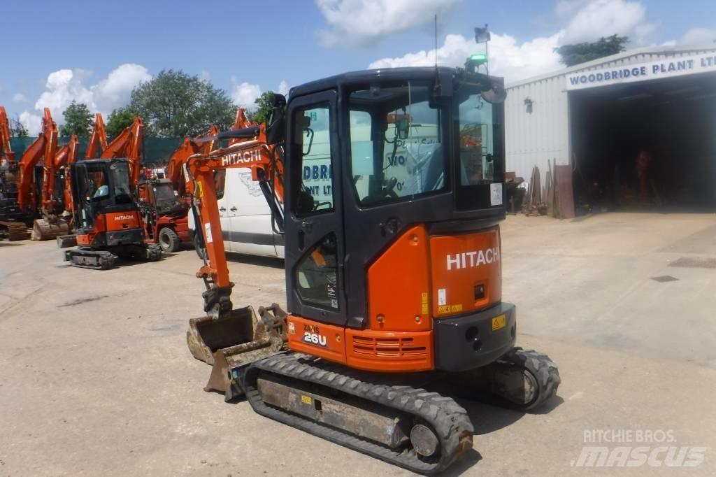 Hitachi ZX 26 U-6 Mini bagri <7t