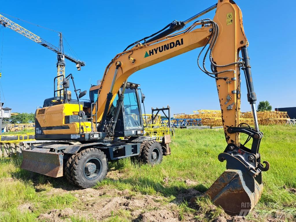 Hyundai HW140 Bagri na kolesih