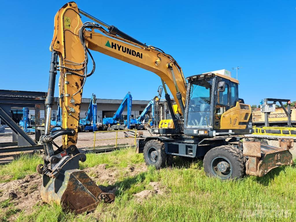 Hyundai HW140 Bagri na kolesih