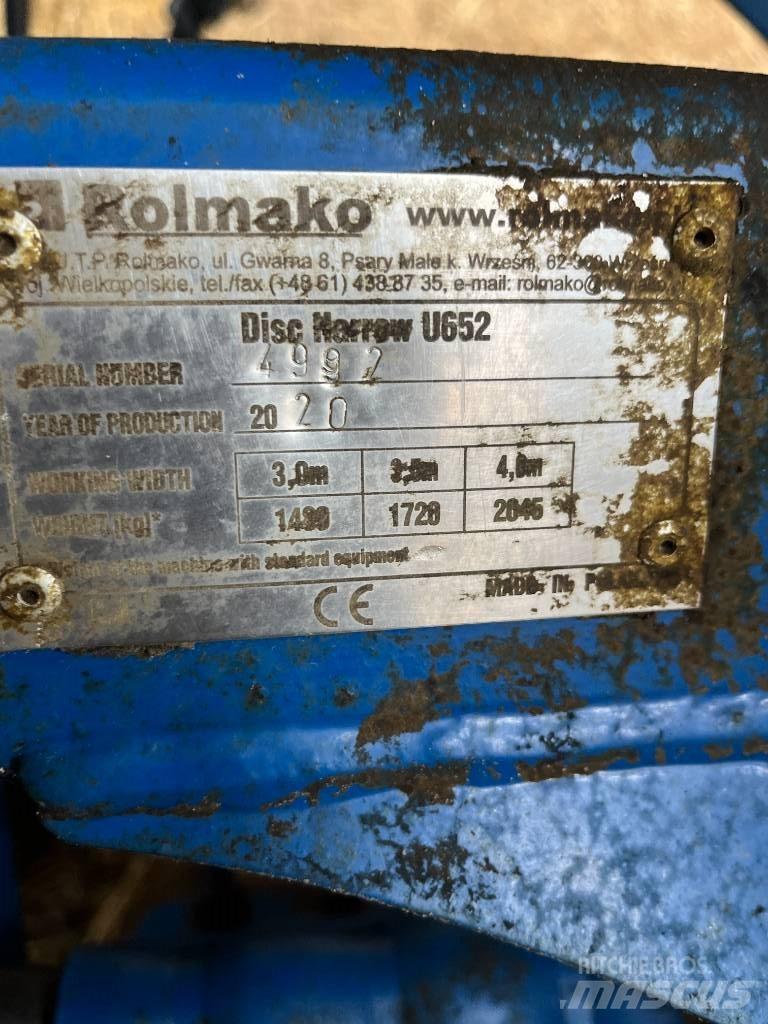 Rolmako U652 Kolutne brane