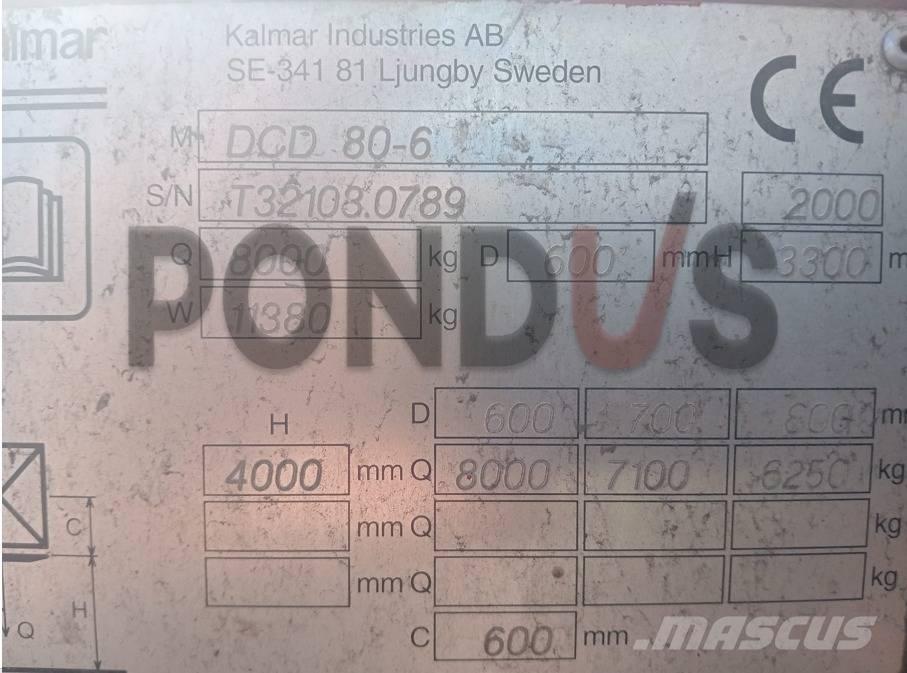 Kalmar DCD 80-6 Dizelski viličarji