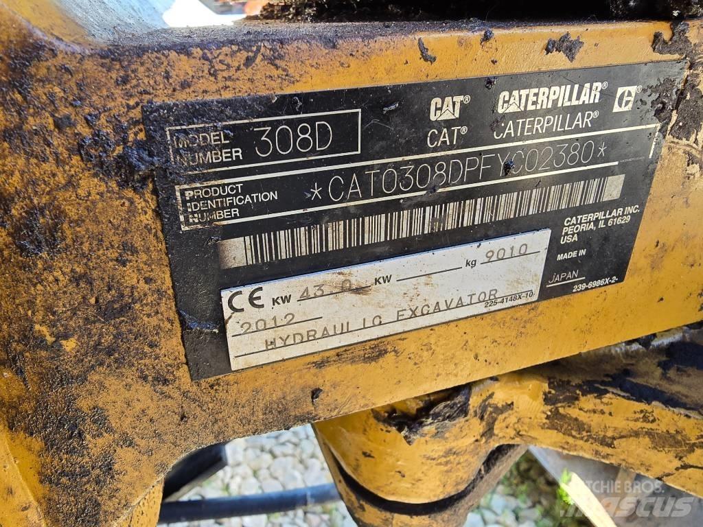 CAT 308 D Midi bagri 7t – 12t