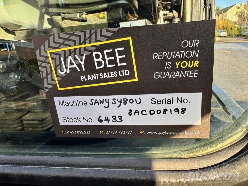 Sany SY 80 U Mini bagri <7t