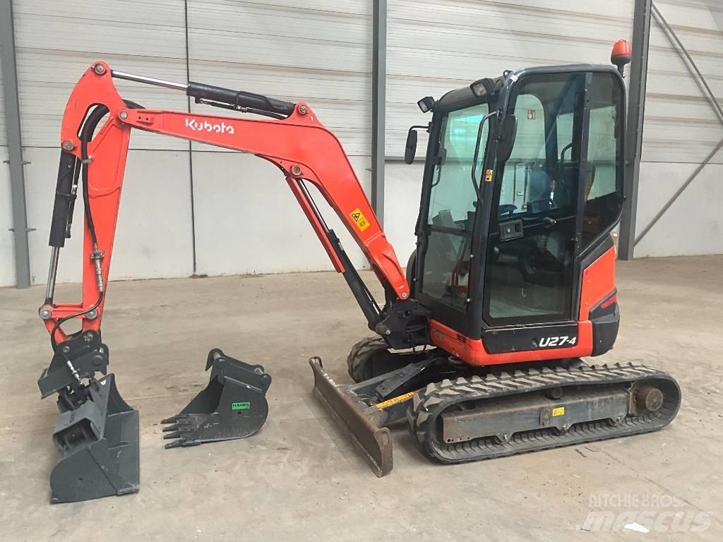 Kubota U 27-4 Mini bagri <7t