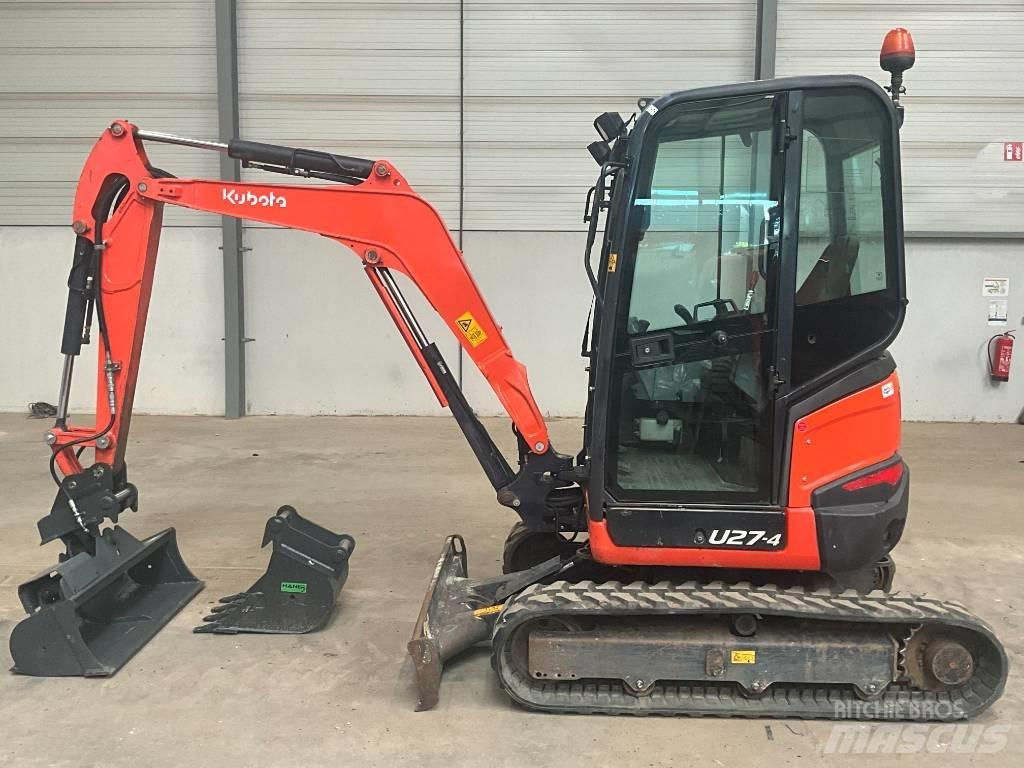 Kubota U 27-4 Mini bagri <7t