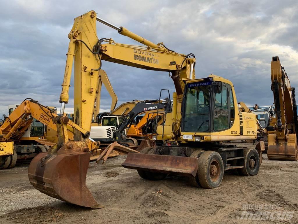 Komatsu PW 170 ES Bagri na kolesih