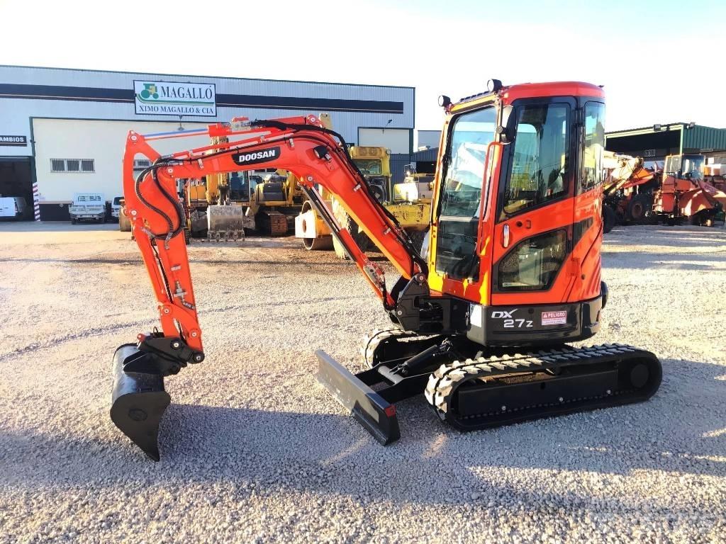 Doosan DX 27 Z Mini bagri <7t