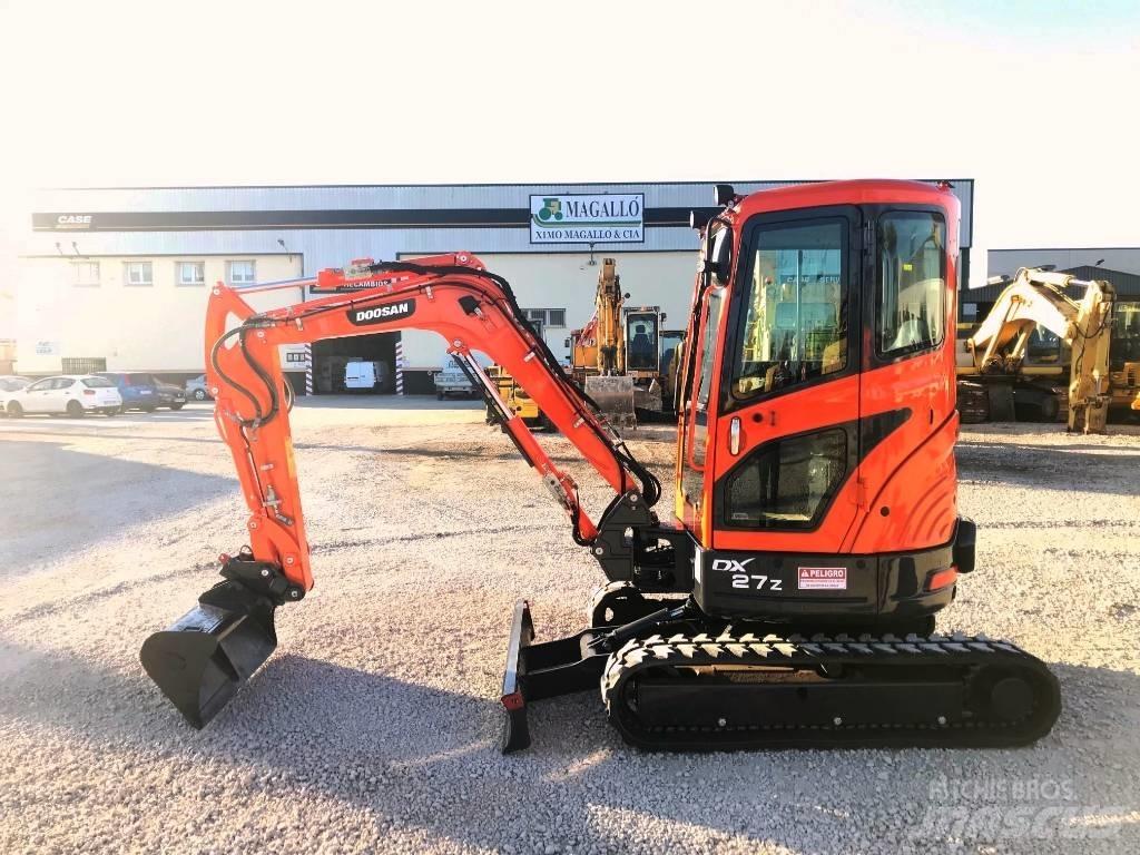 Doosan DX 27 Z Mini bagri <7t