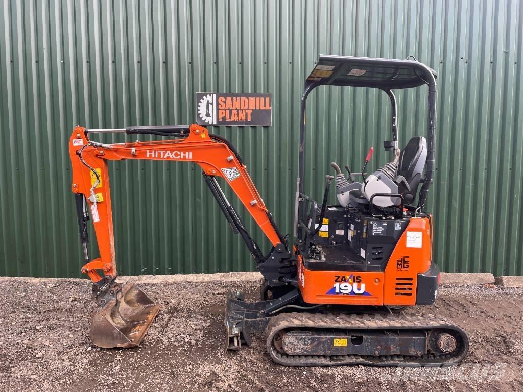 Hitachi ZX 19 U-6 Mini bagri <7t