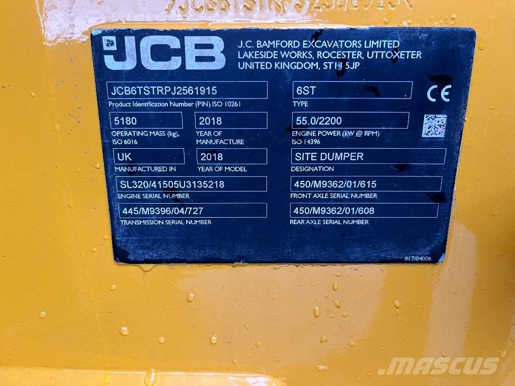 JCB 6 ST-1 Ne cestni demperji