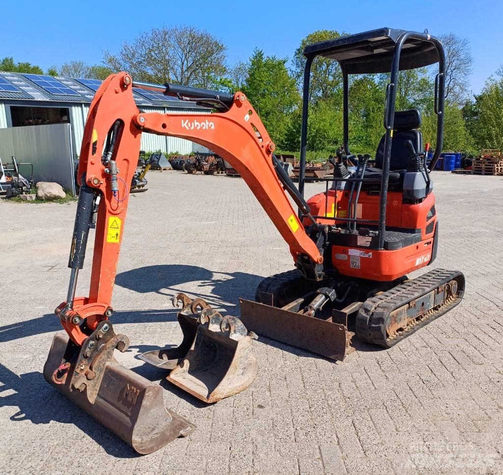 Kubota U 17-3 Mini bagri <7t