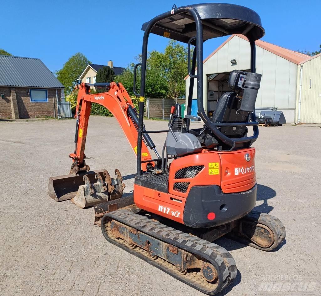 Kubota U 17-3 Mini bagri <7t