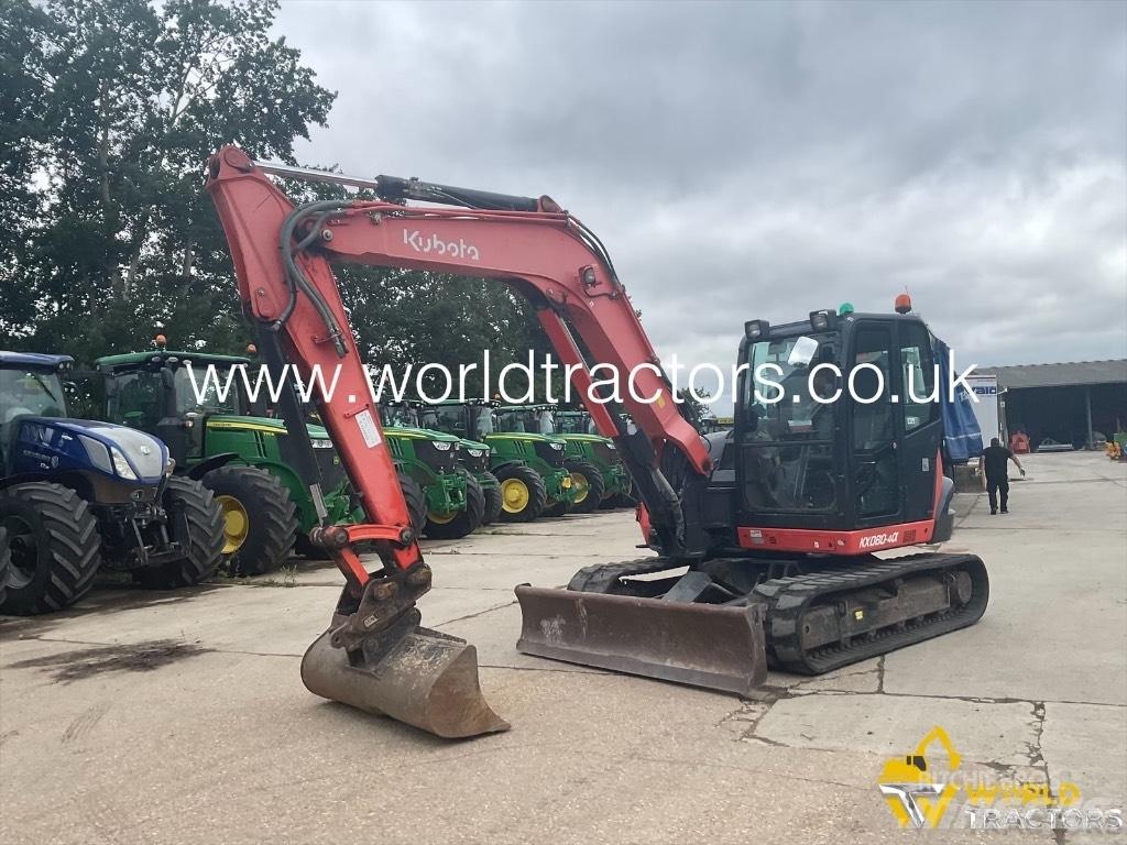 Kubota KX 080-4 Midi bagri 7t – 12t