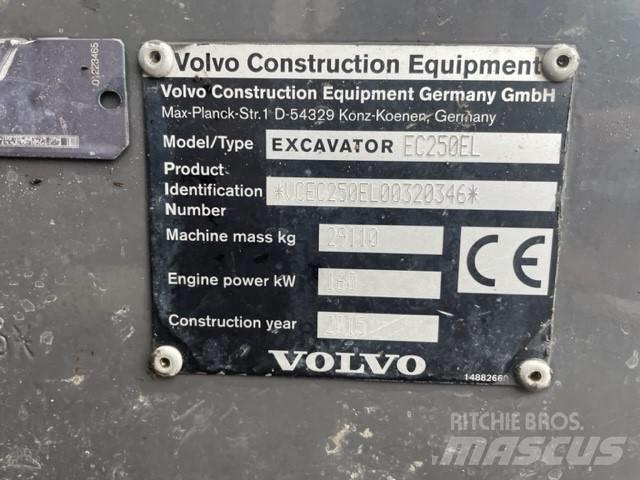 Volvo EC 250 EL Bagri goseničarji