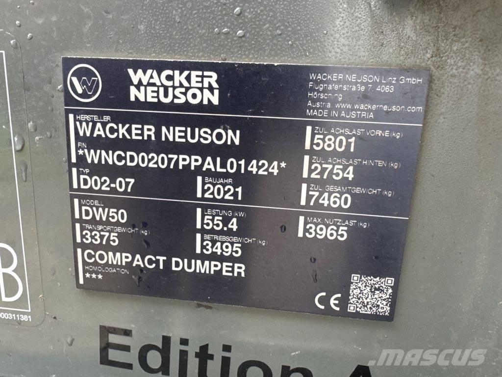 Wacker Neuson DW50 Ne cestni demperji
