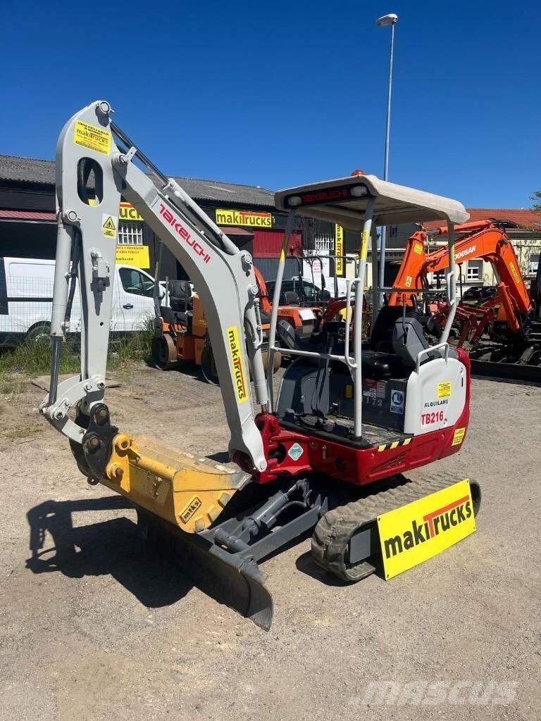 Takeuchi TB216 Mini bagri <7t