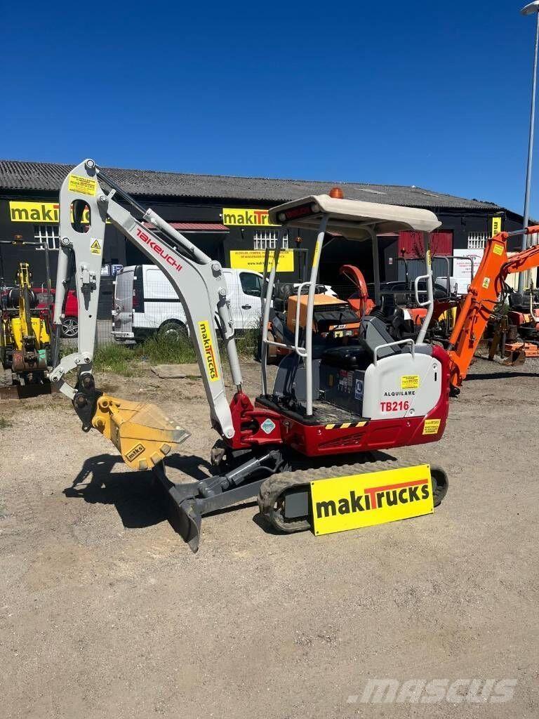 Takeuchi TB216 Mini bagri <7t