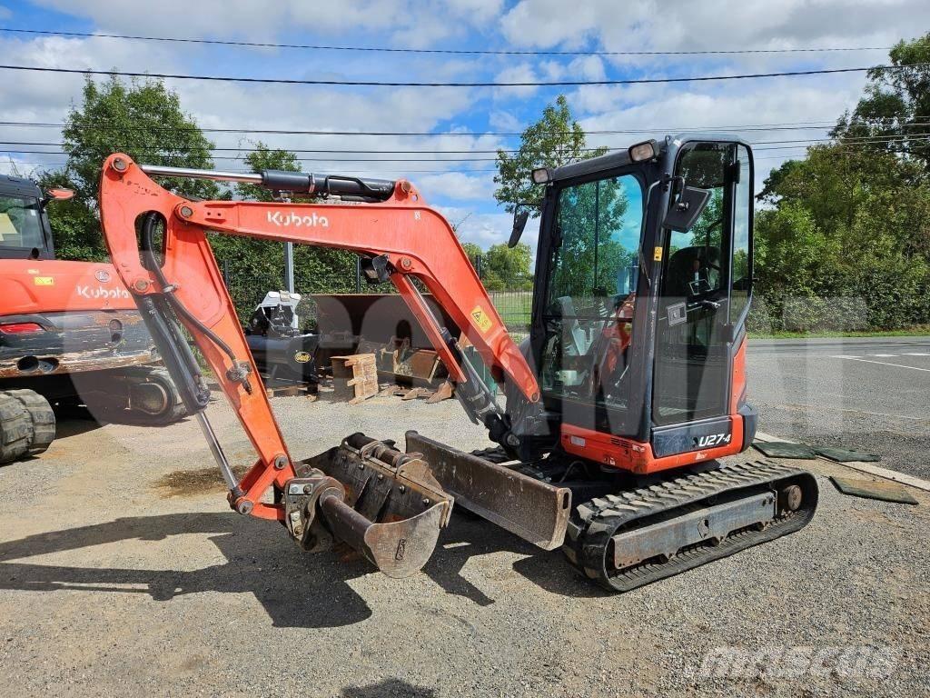 Kubota U 27 Mini bagri <7t