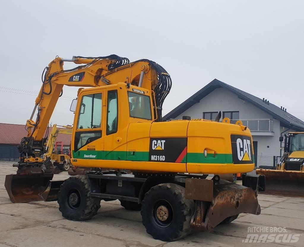 CAT M 316 D Bagri na kolesih