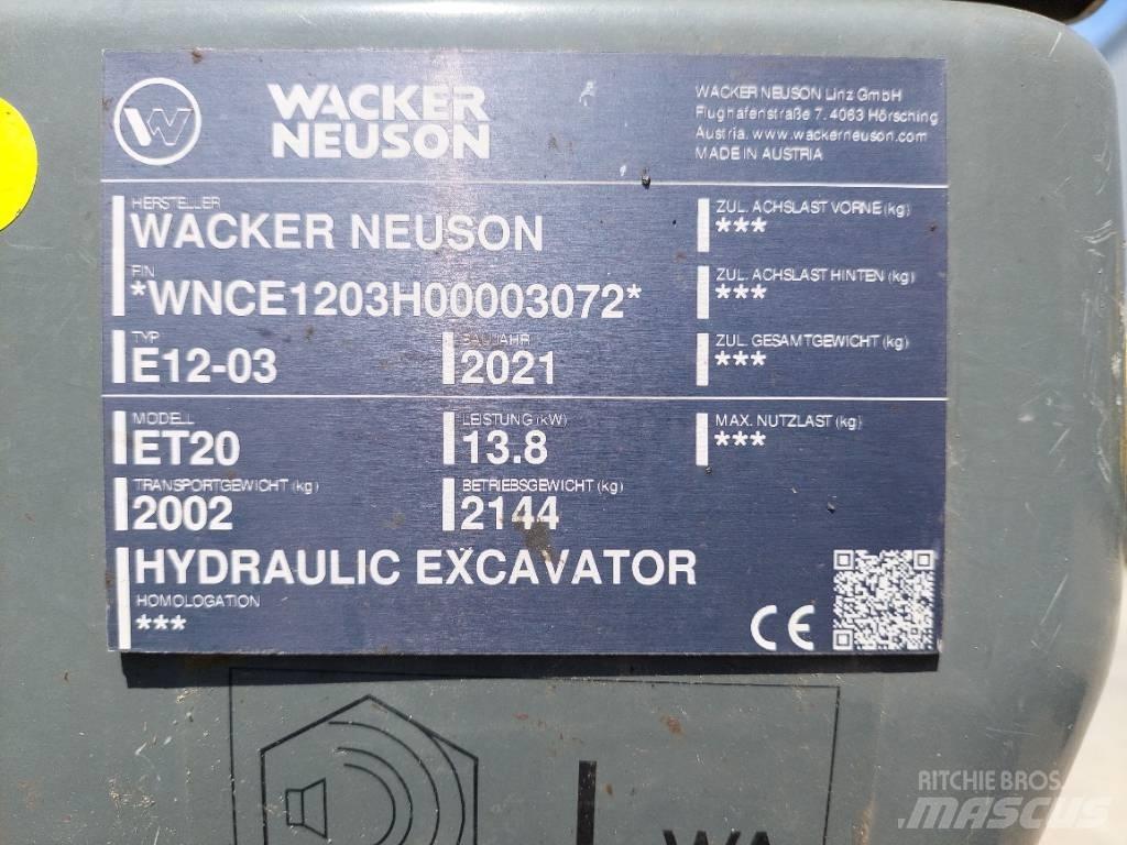 Wacker Neuson ET20 Bagri goseničarji