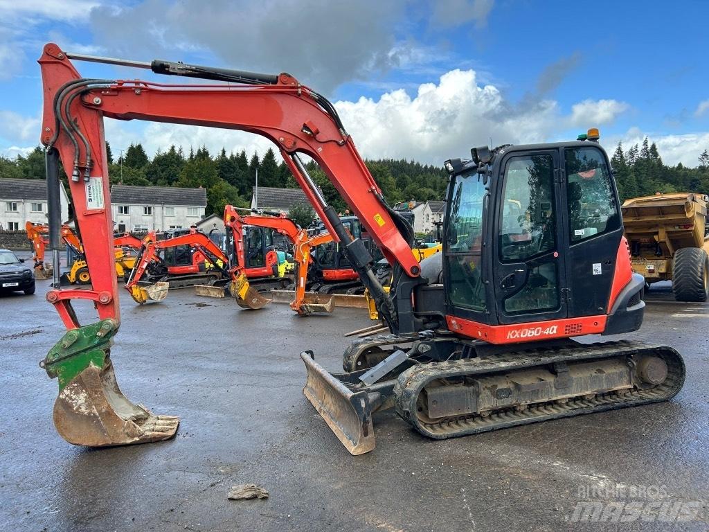Kubota KX080-4 Midi bagri 7t – 12t