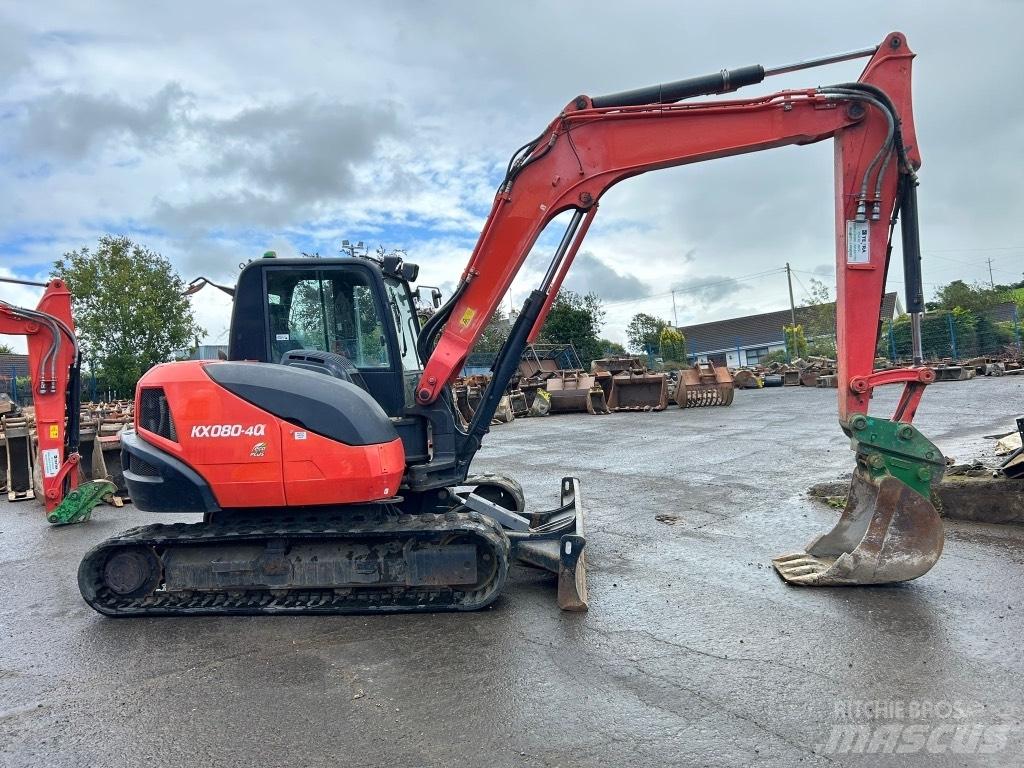 Kubota KX080-4 Midi bagri 7t – 12t