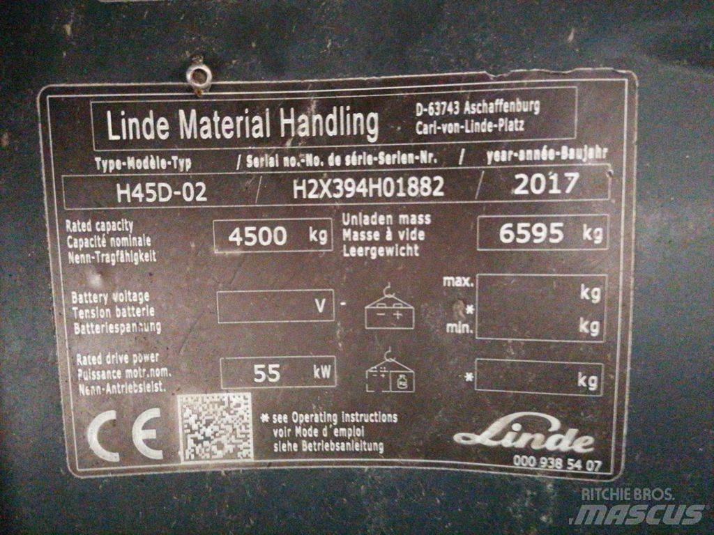 Linde H45D-02 Dizelski viličarji