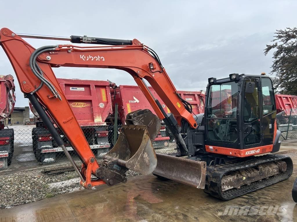 Kubota KX 080-4 Midi bagri 7t – 12t