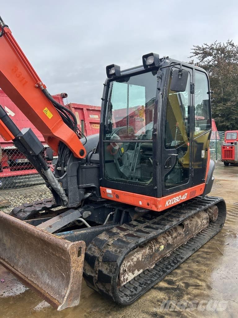 Kubota KX 080-4 Midi bagri 7t – 12t