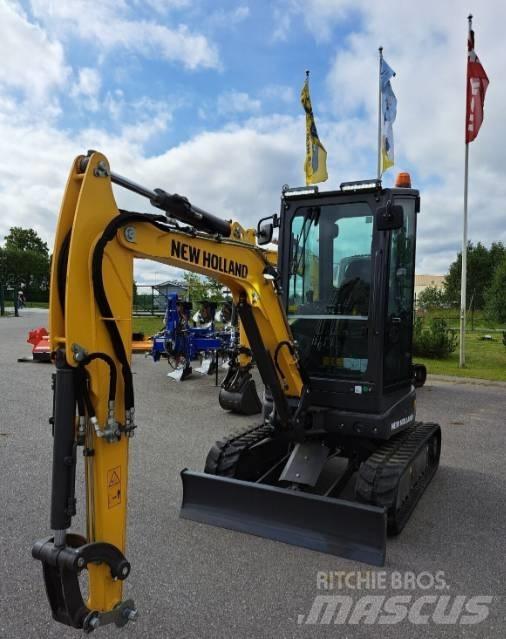 New Holland E25D Mini bagri <7t