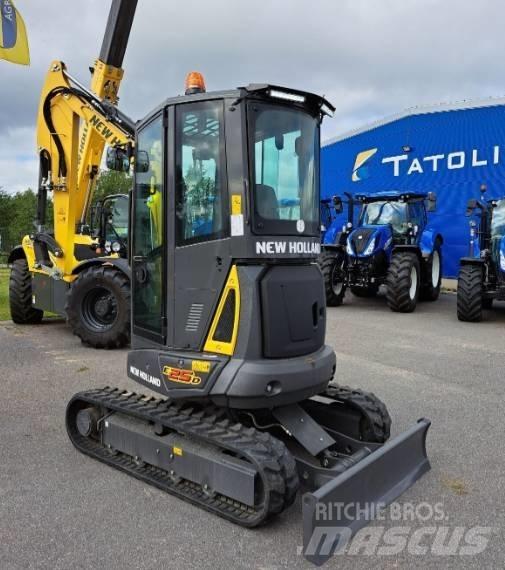 New Holland E25D Mini bagri <7t