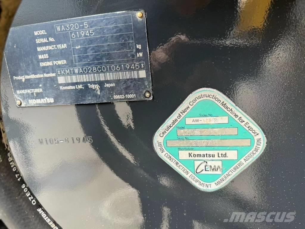 Komatsu WA 320-5 Kolesni nakladalci