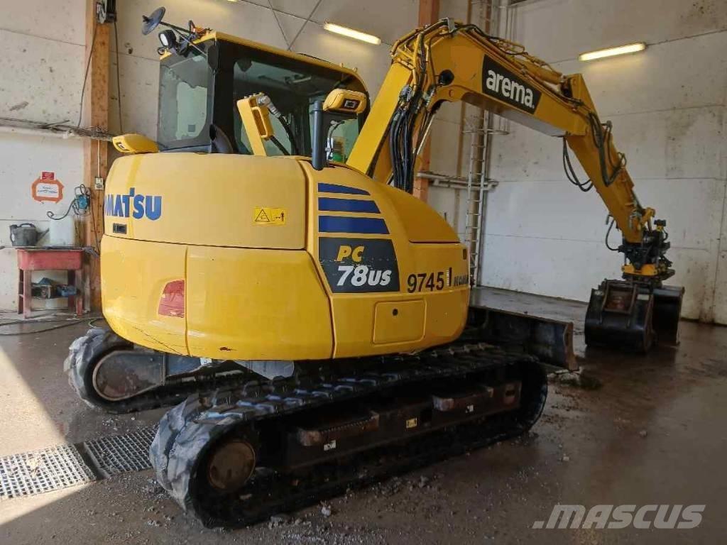 Komatsu PC78US-10 Midi bagri 7t – 12t