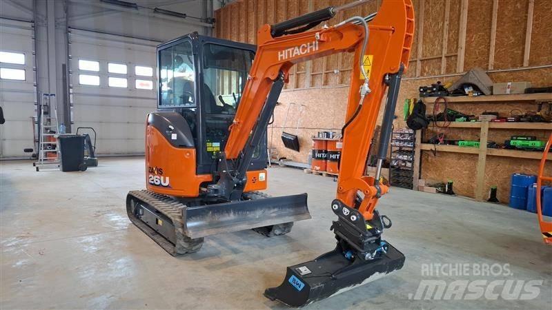 Hitachi ZX 26 U-6 Mini bagri <7t