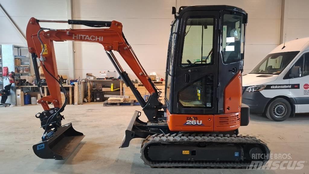 Hitachi ZX 26 U-6 Mini bagri <7t
