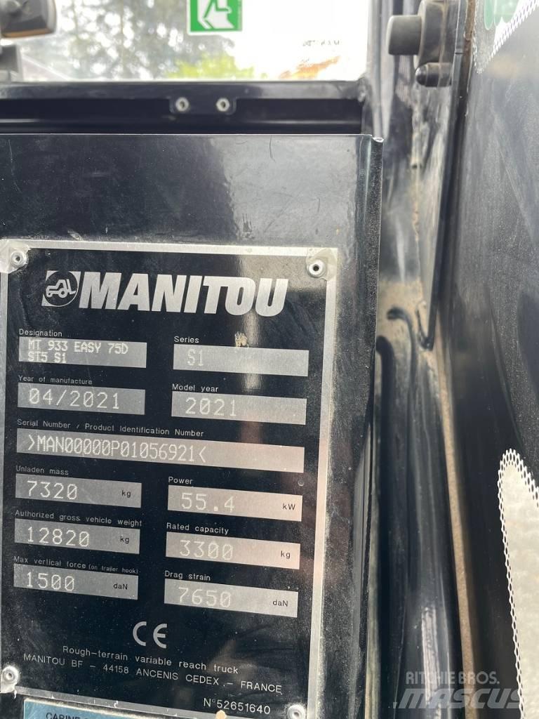 Manitou MT 933 Easy Teleskopski viličarji
