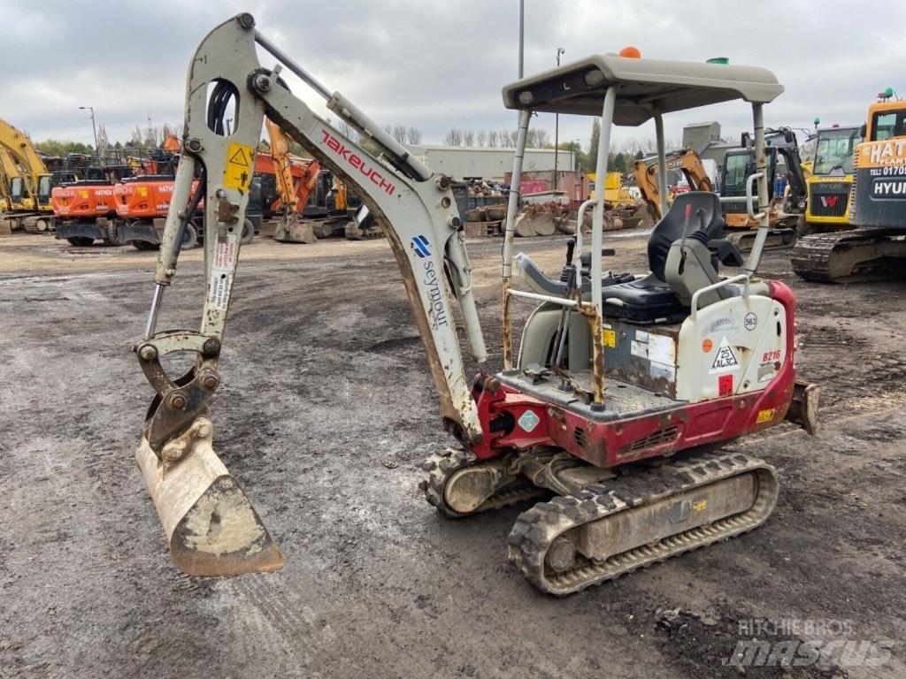 Takeuchi TB 216 Mini bagri <7t